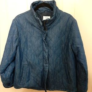 GAP Womens Jacket Size Large Blue EUC